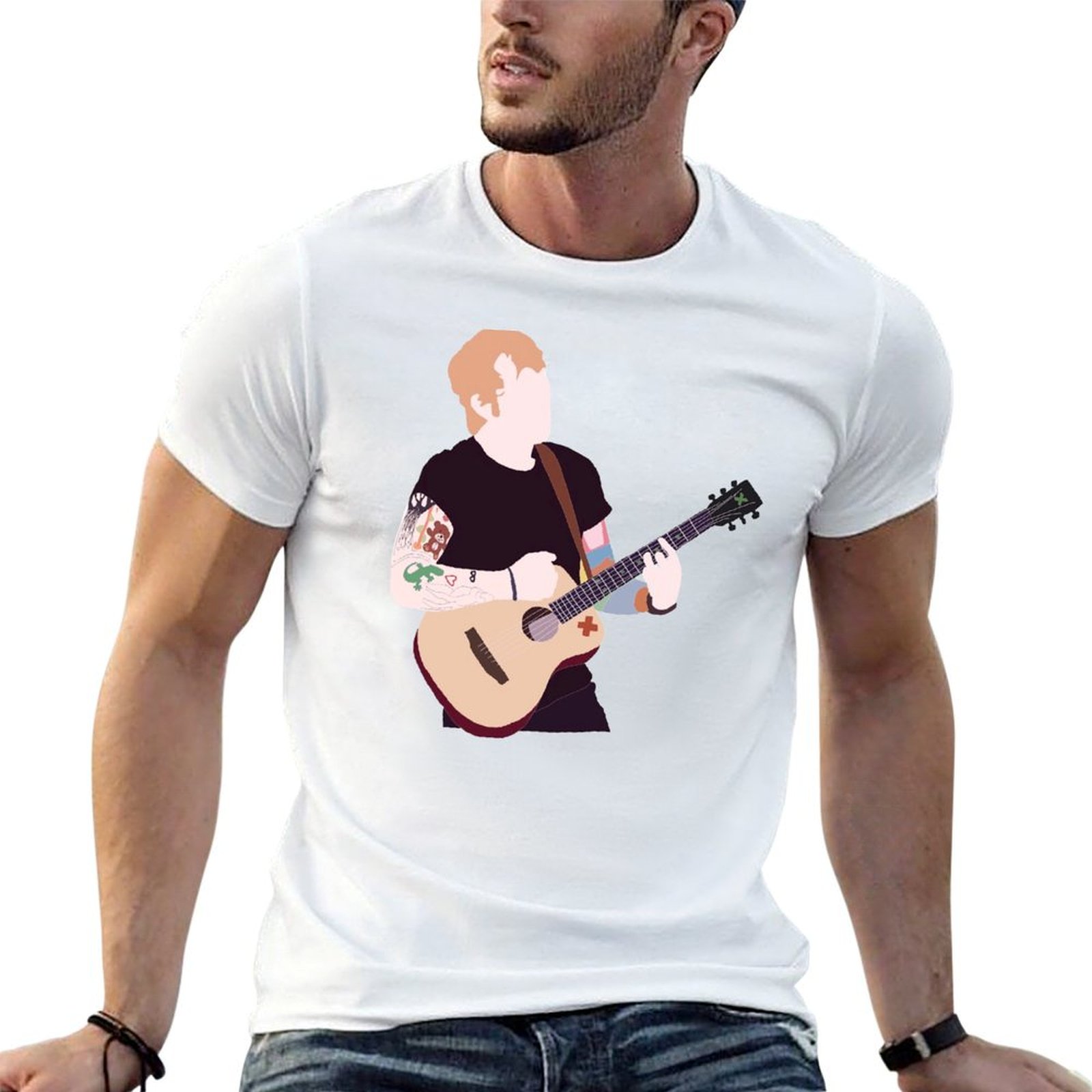 Anime Merchandise For Men - Mercancía oficial de Ed Sheeran, camiseta