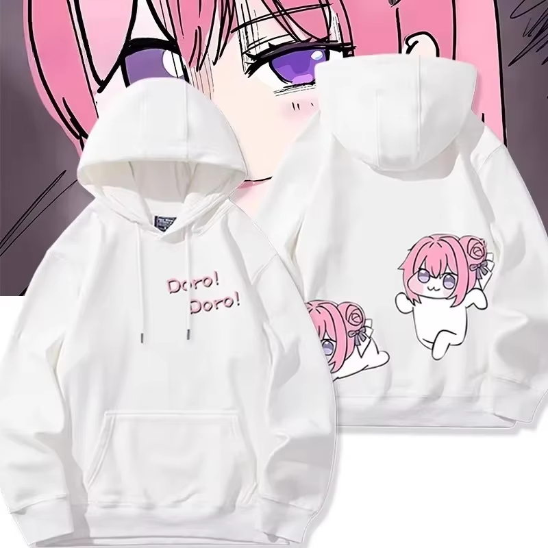 Anime Merch Hoodie - Sudadera con capucha de algodón polar