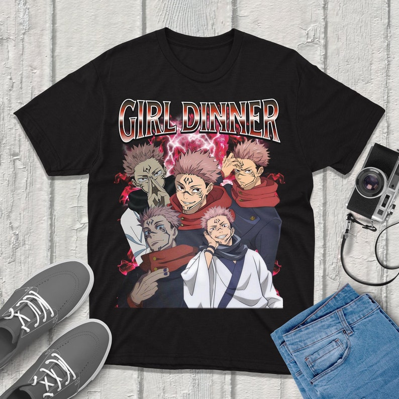 Anime Merchandise For Men - Camiseta Sukuna Jujutsu-Kaisen, ropa de calle