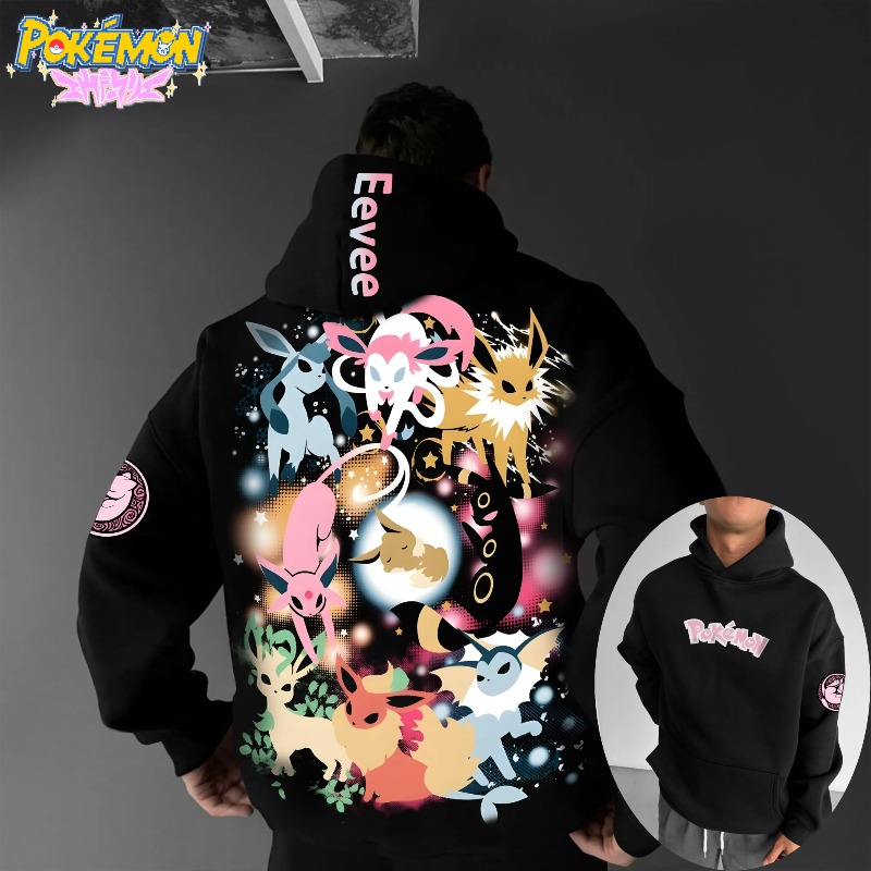 Anime Merch Hoodie - 2025 Pok É Mon personaje clásico