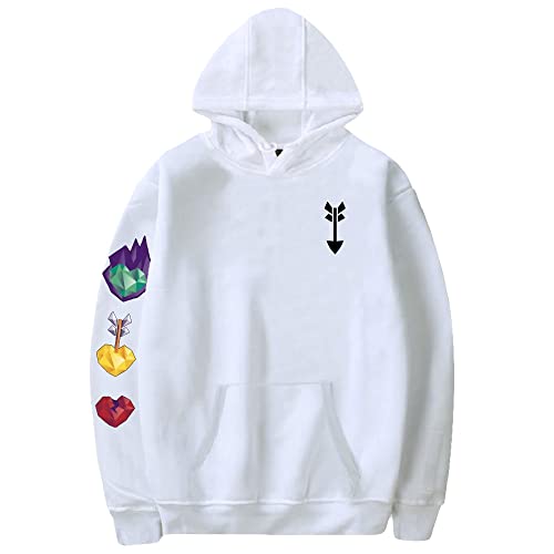 Anime Merch Hoodie - Grian 3 Lives-Sudadera con capucha para