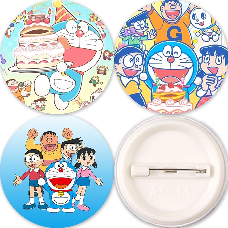 Anime Merchandise For Men - Broches de Anime de Doraemon para