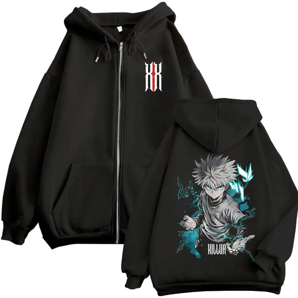 Sudadera con capucha y cremall - Anime Merch Hoodie reseña y precio