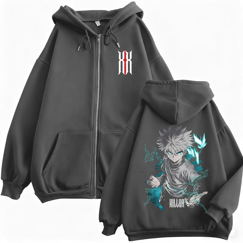 Sudadera con capucha y cremall - Anime Merch Hoodie reseña y precio