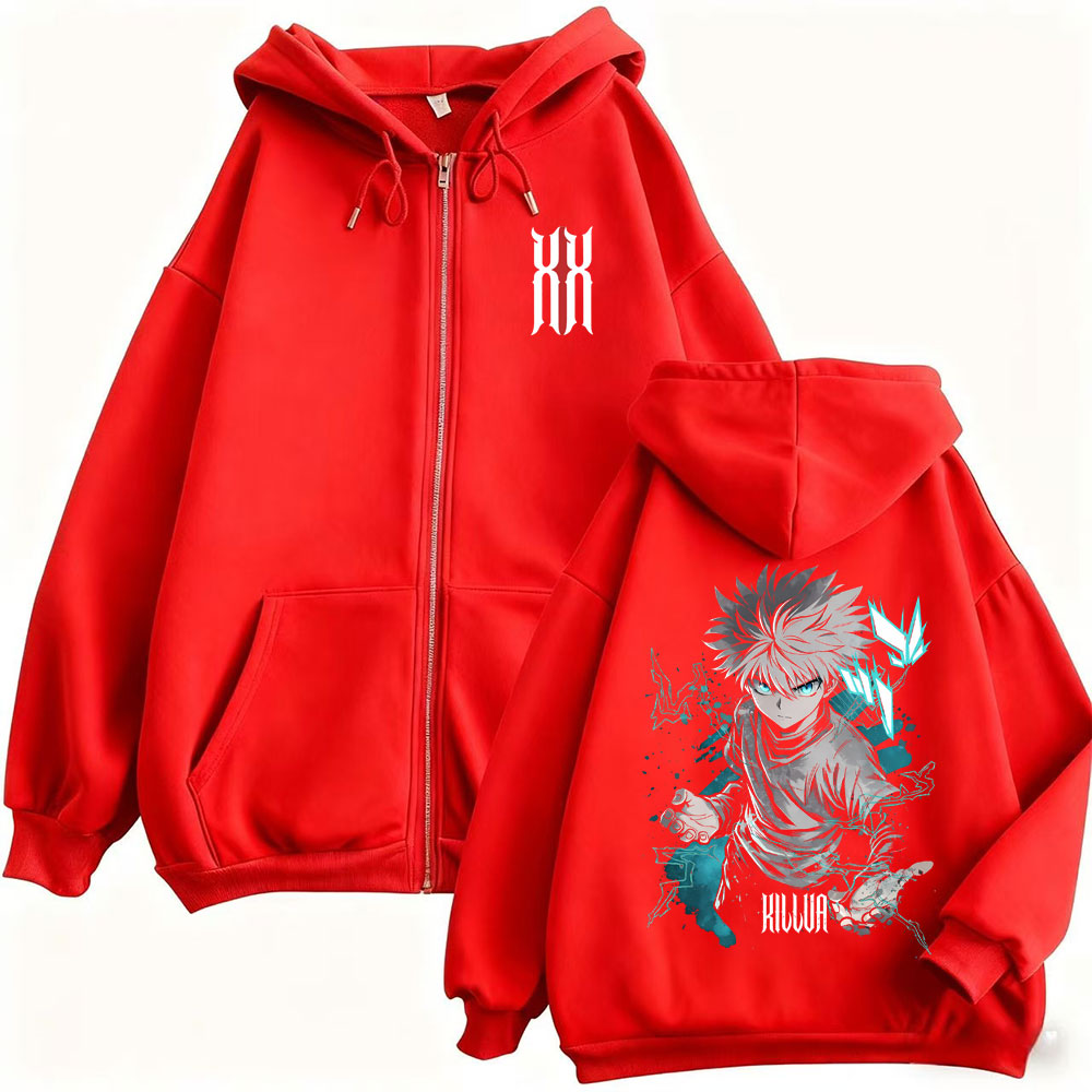Sudadera con capucha y cremall - Anime Merch Hoodie reseña y precio