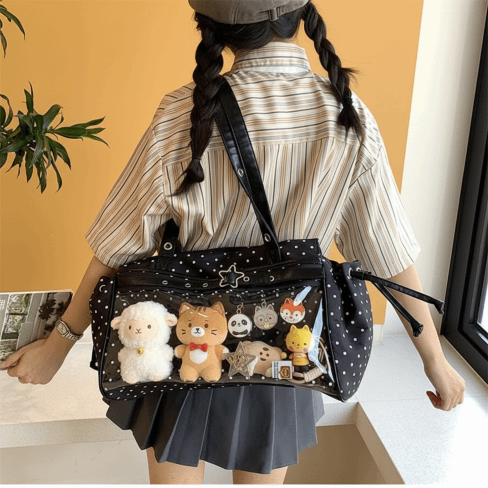 Bolso de Hombro Transparente d - Anime Merchandise For Men reseña y precio