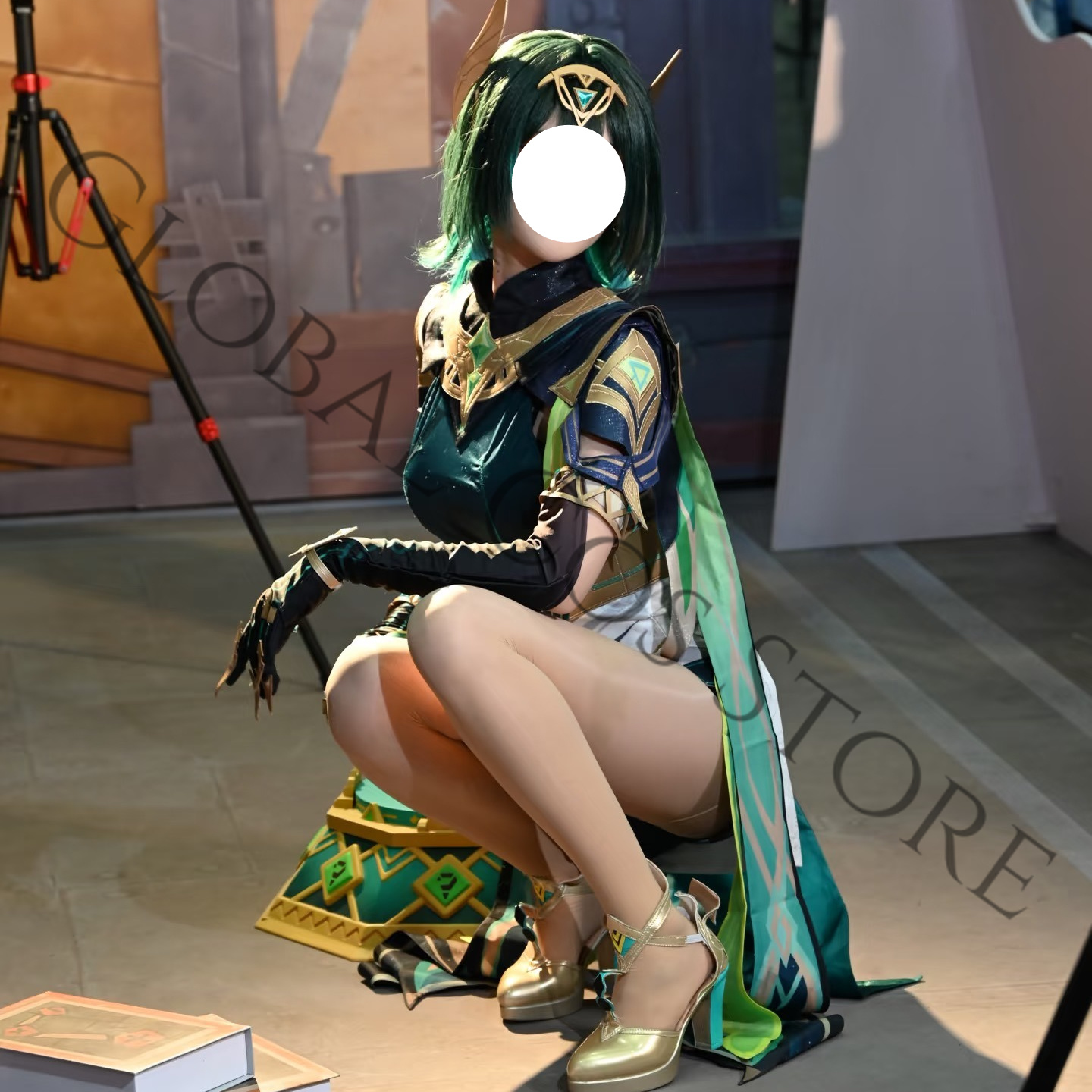 Disfraz de Cosplay de Nefer, C - Cosplay Wig Colored reseña y precio