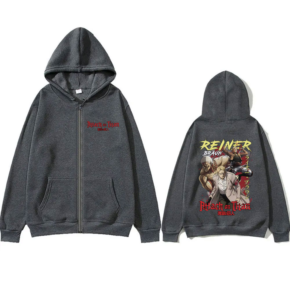 Anime Attack on Titan Reiner B - Anime Merch Hoodie reseña y precio