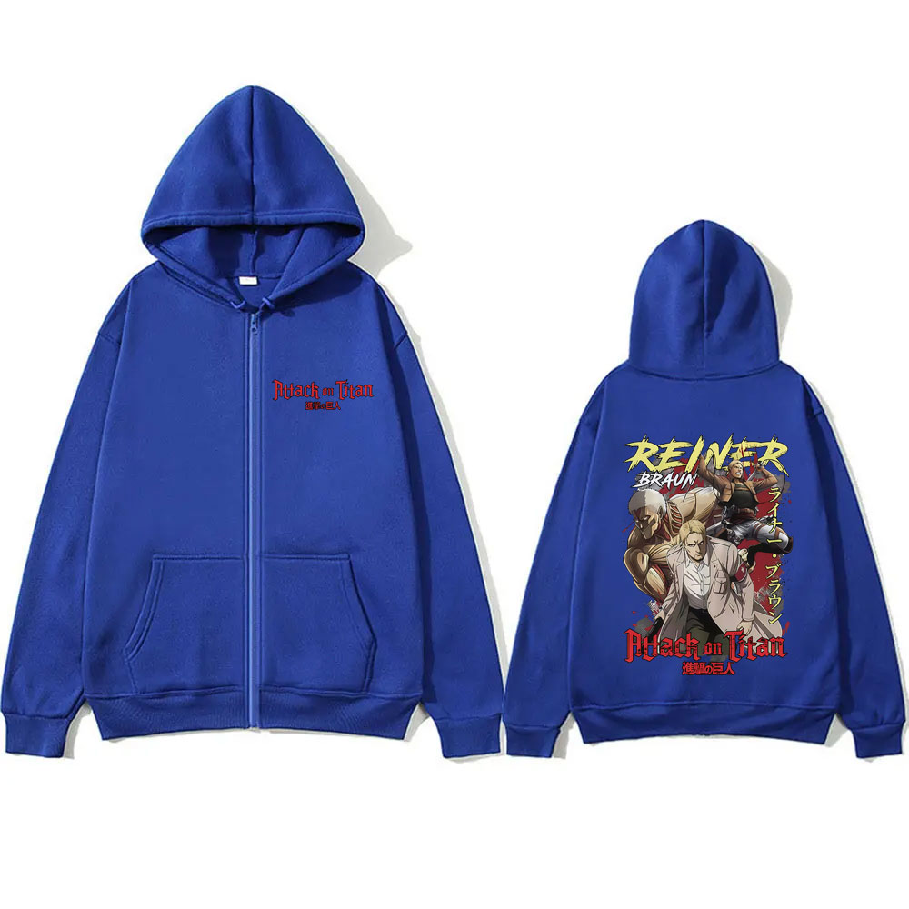 Anime Attack on Titan Reiner B - Anime Merch Hoodie reseña y precio
