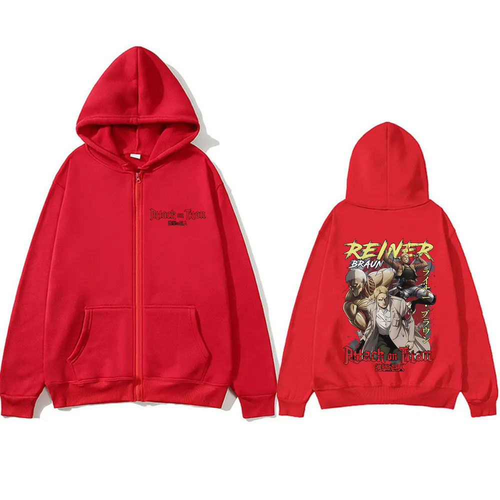 Anime Attack on Titan Reiner B - Anime Merch Hoodie reseña y precio