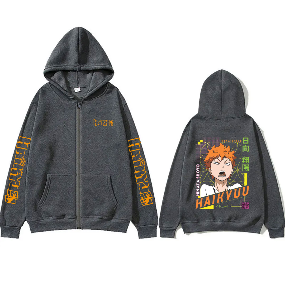 Sudadera con capucha y cremall - Anime Merch Hoodie reseña y precio