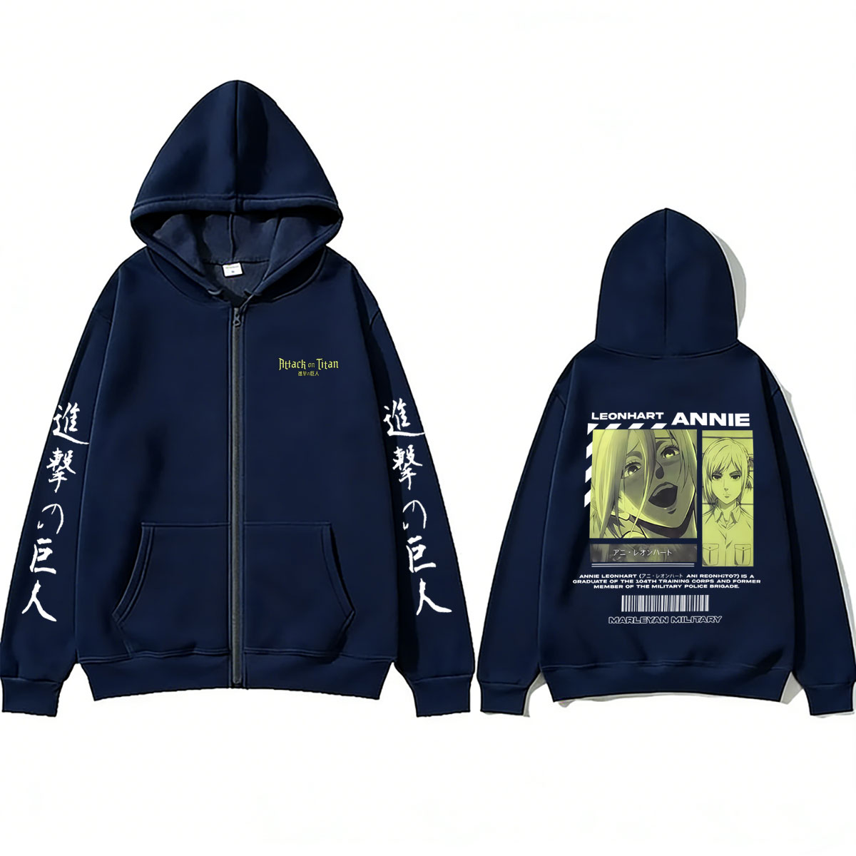 Sudadera con capucha y cremall - Anime Merch Hoodie reseña y precio