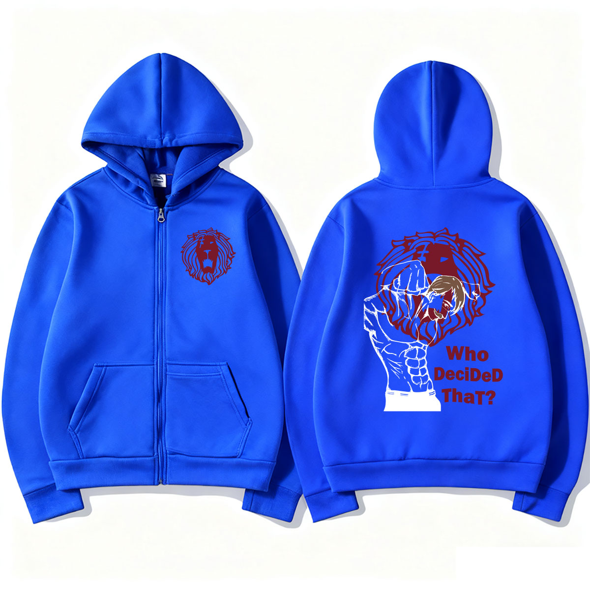 Sudadera con capucha y cremall - Anime Merch Hoodie reseña y precio