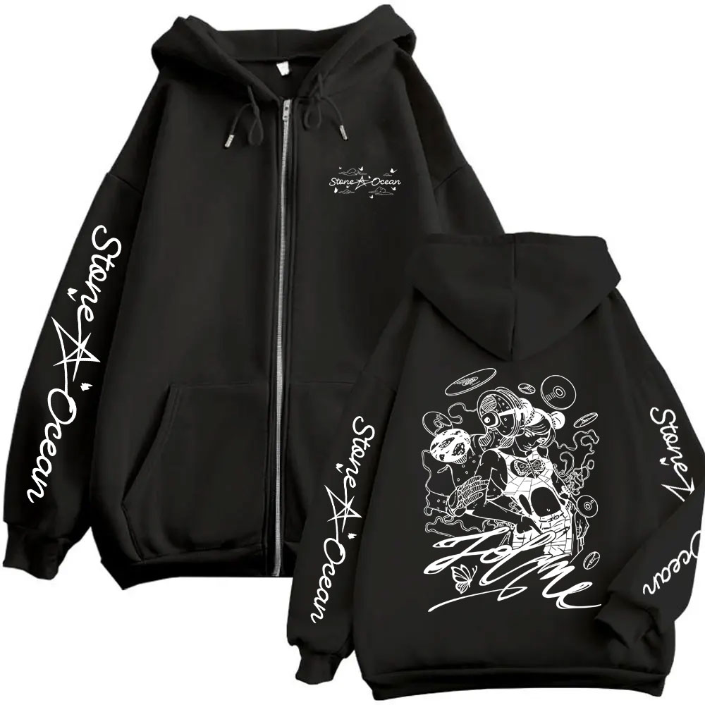 Sudadera con capucha y cremall - Anime Merch Hoodie reseña y precio