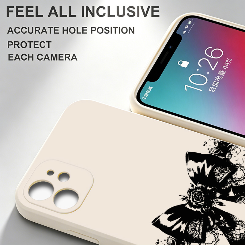 Funda de teléfono gótica con e - Lanyard Anime Logo reseña y precio