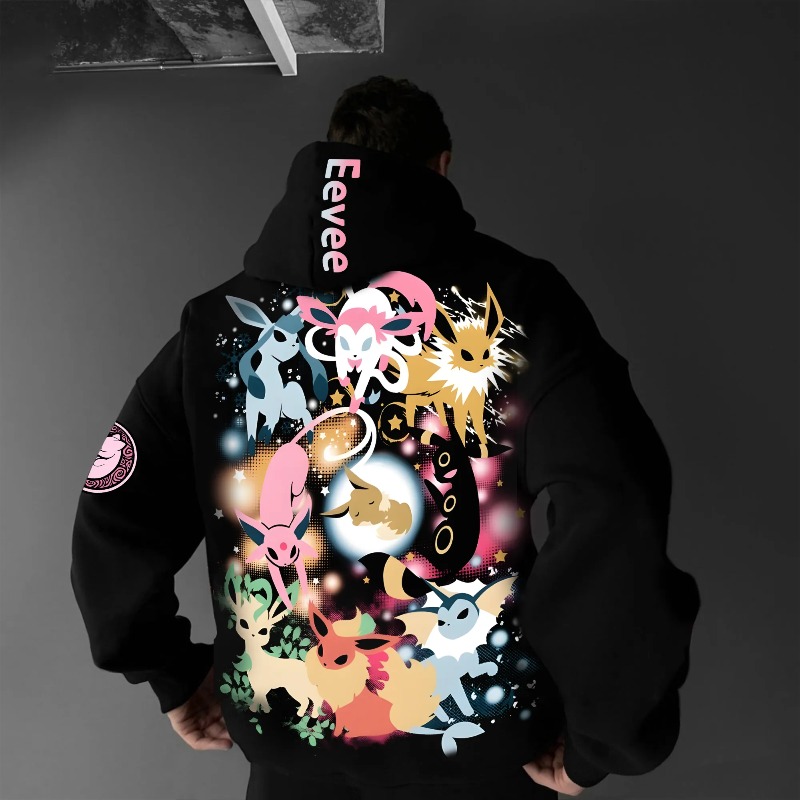 2025 Pok É Mon personaje clási - Anime Merch Hoodie reseña y precio