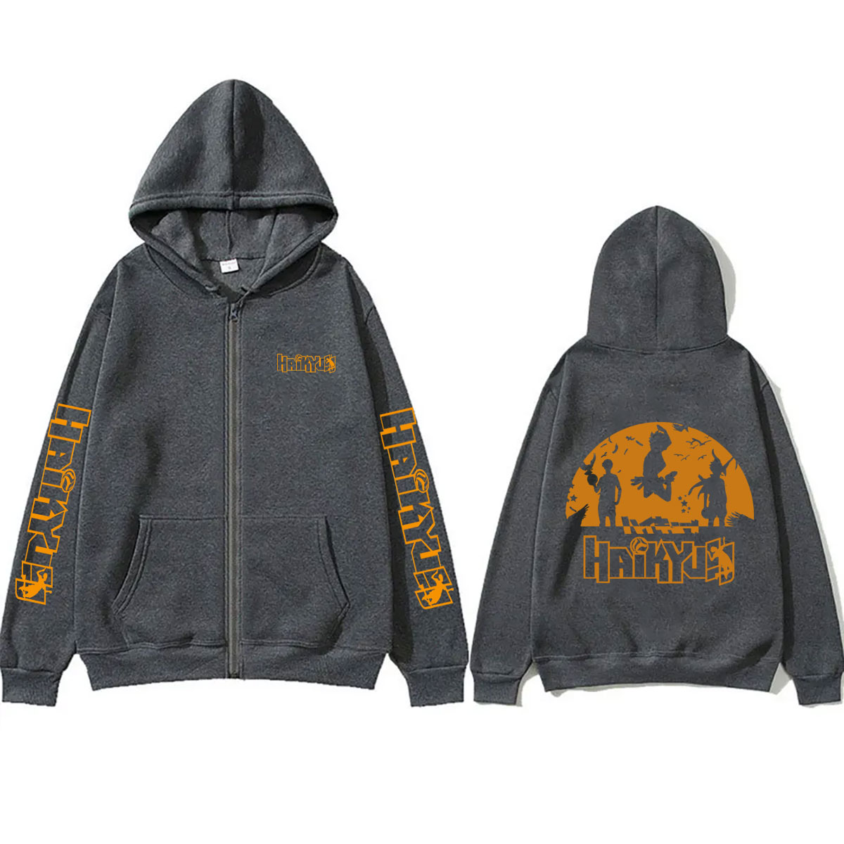 Sudadera con capucha y cremall - Anime Merch Hoodie reseña y precio