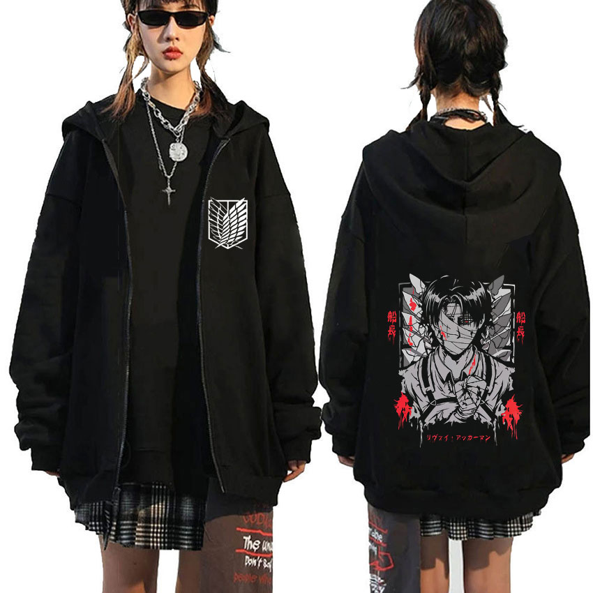 Anime Attack on Titan Levi Ack - Anime Merch Hoodie reseña y precio