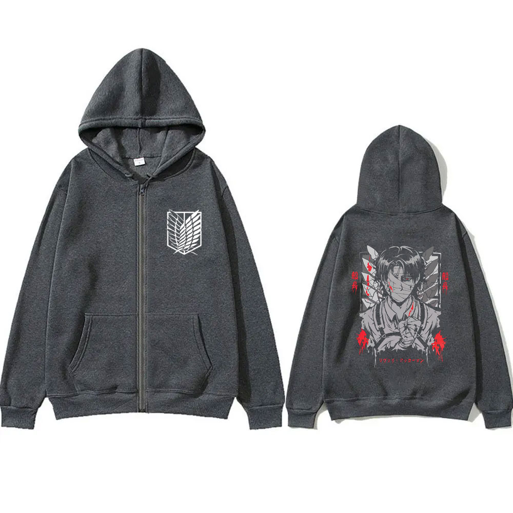 Anime Attack on Titan Levi Ack - Anime Merch Hoodie reseña y precio